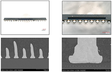 パッケージ断面検査