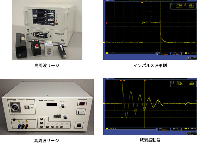 高周波サージ試験使用設備