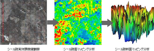 接着剤の付着状況解析事例